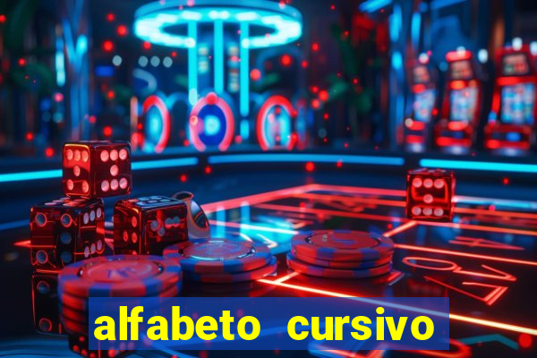 alfabeto cursivo pontilhado para imprimir pdf